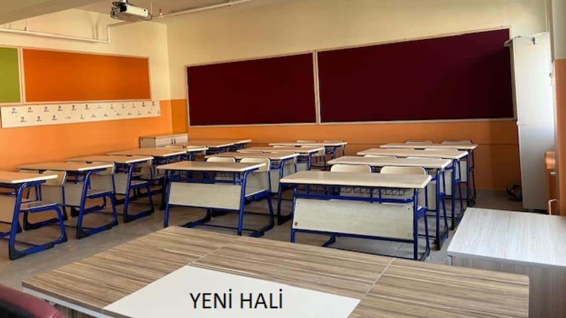 OKULUMUZDA SINIFLAR VE KORİDORLAR BOYANIYOR